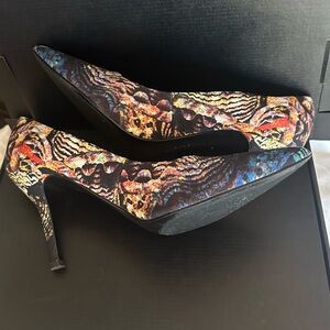 Nine West Multicolor Patterned Heels
